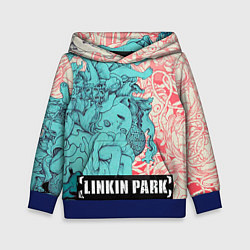 Толстовка-худи детская Linkin Park: Sky Girl, цвет: 3D-синий