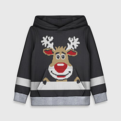 Детская толстовка Олень свитер вязаный