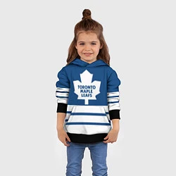 Толстовка-худи детская Toronto Maple Leafs, цвет: 3D-черный — фото 2