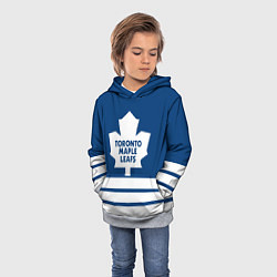 Толстовка-худи детская Toronto Maple Leafs, цвет: 3D-меланж — фото 2