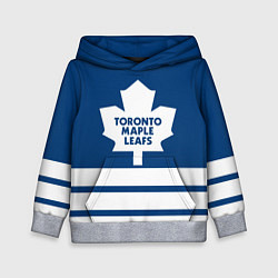 Толстовка-худи детская Toronto Maple Leafs цвета 3D-меланж — фото 1