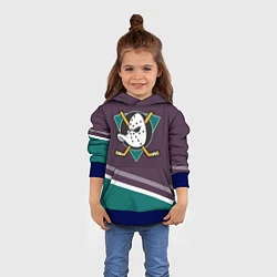 Толстовка-худи детская Anaheim Ducks Selanne, цвет: 3D-синий — фото 2
