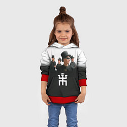 Толстовка-худи детская Пикник, цвет: 3D-красный — фото 2