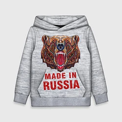 Детская толстовка Bear: Made in Russia