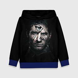 Толстовка-худи детская Messi Black, цвет: 3D-синий