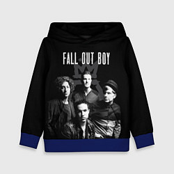 Толстовка-худи детская Fall out boy band, цвет: 3D-синий