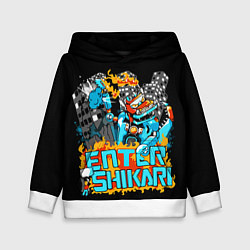 Толстовка-худи детская Enter Shikari: Street style, цвет: 3D-белый