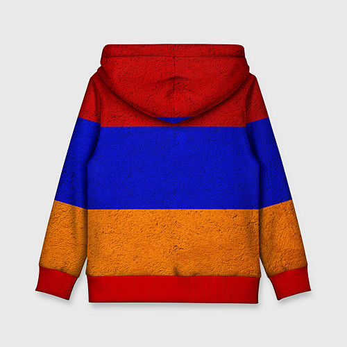 Детская толстовка Армения / 3D-Красный – фото 2