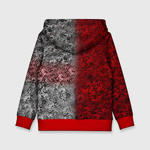 Детская толстовка Pirate Station: Flowers / 3D-Красный – фото 2