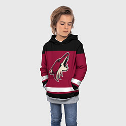 Толстовка-худи детская Arizona Coyotes, цвет: 3D-меланж — фото 2