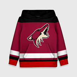 Толстовка-худи детская Arizona Coyotes, цвет: 3D-красный