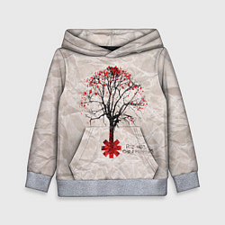 Толстовка-худи детская RHCP: Red Tree, цвет: 3D-меланж