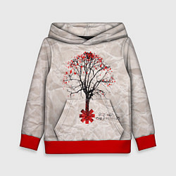 Толстовка-худи детская RHCP: Red Tree, цвет: 3D-красный