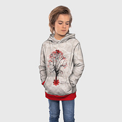 Толстовка-худи детская RHCP: Red Tree, цвет: 3D-красный — фото 2