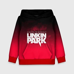 Толстовка-худи детская Linkin Park: Minutes to midnight, цвет: 3D-красный