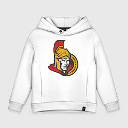 Толстовка оверсайз детская Ottawa Senators, цвет: белый
