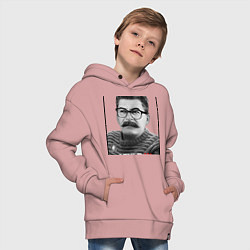 Толстовка оверсайз детская Stalin: Style in, цвет: пыльно-розовый — фото 2