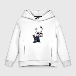 Толстовка оверсайз детская Hollow Knight, цвет: белый