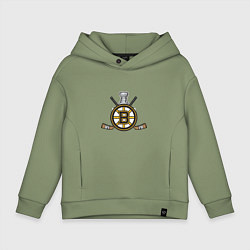 Детское худи оверсайз Boston Bruins Hockey