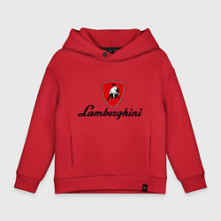 Детское худи оверсайз Logo lamborghini