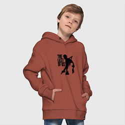 Толстовка оверсайз детская THE LAST OF US, цвет: кирпичный — фото 2