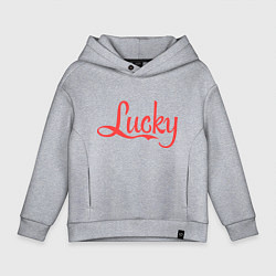 Детское худи оверсайз Lucky logo