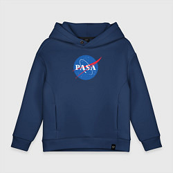 Толстовка оверсайз детская NASA: Pasa, цвет: тёмно-синий