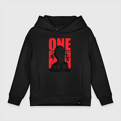 Толстовка оверсайз детская Ok Hero, цвет: черный