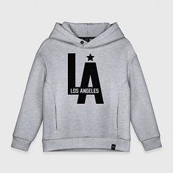Толстовка оверсайз детская Los Angeles Star, цвет: меланж