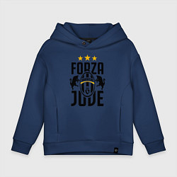 Толстовка оверсайз детская Forza Juve, цвет: тёмно-синий