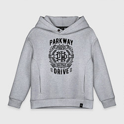 Толстовка оверсайз детская Parkway Drive: Australia, цвет: меланж