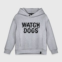 Толстовка оверсайз детская Watch Dogs, цвет: меланж