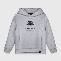 Толстовка оверсайз детская THE WITCHER 3:WILD HUNT, цвет: меланж