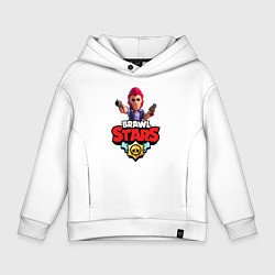 Толстовка оверсайз детская BRAWL STARS COLT, цвет: белый