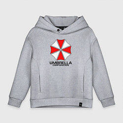 Толстовка оверсайз детская UMBRELLA CORP, цвет: меланж