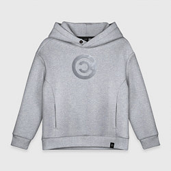 Толстовка оверсайз детская CALDARI, цвет: меланж