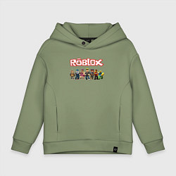 Толстовка оверсайз детская ROBLOX, цвет: авокадо
