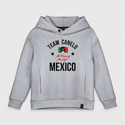 Толстовка оверсайз детская Team Canelo, цвет: меланж