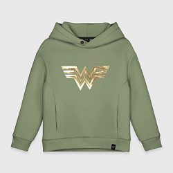 Детское худи оверсайз Wonder Woman logo