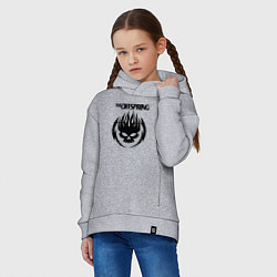 Толстовка оверсайз детская THE OFFSPRING, цвет: меланж — фото 2