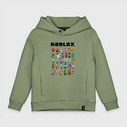 Толстовка оверсайз детская ROBLOX PIGGY, цвет: авокадо