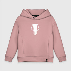 Толстовка оверсайз детская Bakugo t-shirt, цвет: пыльно-розовый