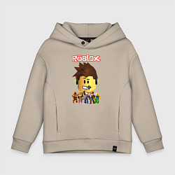 Толстовка оверсайз детская ROBLOX, цвет: миндальный