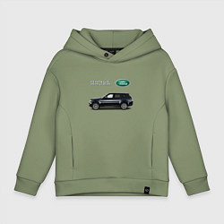 Детское худи оверсайз Land Rover