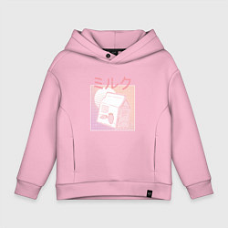 Детское худи оверсайз Vaporwave Strawberry Milk