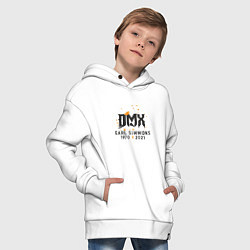 Толстовка оверсайз детская King DMX, цвет: белый — фото 2