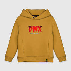 Толстовка оверсайз детская DMX - Rest In Peace, цвет: горчичный