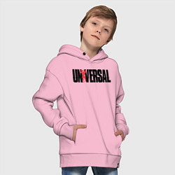 Толстовка оверсайз детская ANIMAL UNIVERSAL ЭНИМАЛ, цвет: светло-розовый — фото 2