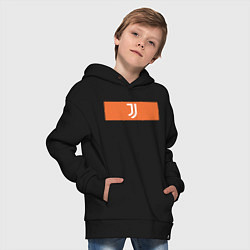 Толстовка оверсайз детская Juventus Tee Cut & Sew 2021, цвет: черный — фото 2