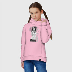 Толстовка оверсайз детская Хаясэ Нагаторо, цвет: светло-розовый — фото 2